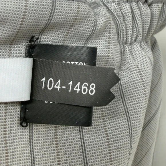 Goorin Bros Reversible Newsboy Cap Black & Grey Pinstripe Cotton Flat Hat Size M - Picture 14 of 15